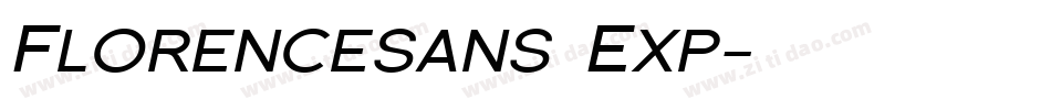 Florencesans Exp字体转换